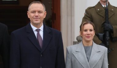 Karol Nawrocki, Marta Nawrocka, Gitanas Nauseda, Diana Nausediene