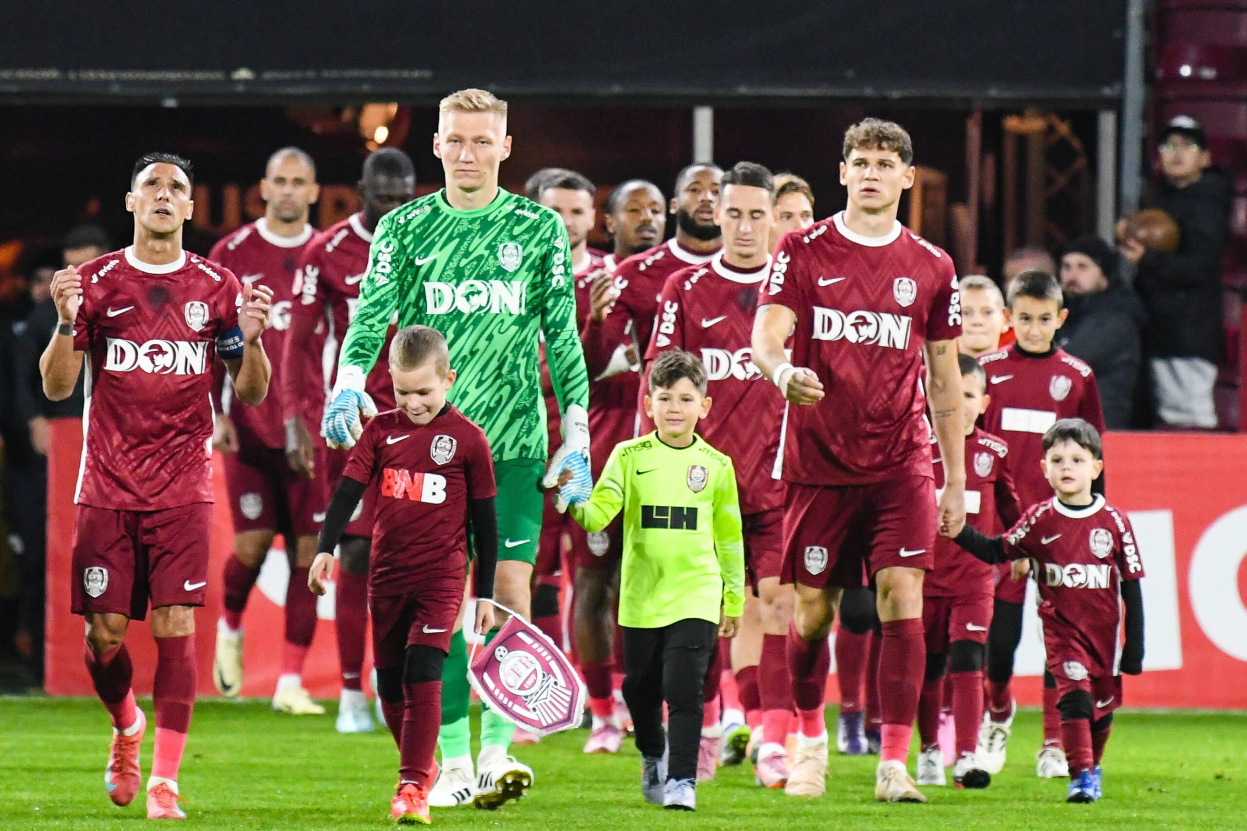 Otto Hindrich w meczu CFR Cluj