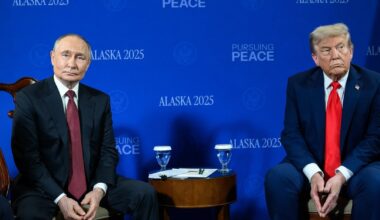 Putin i Trump na Alasce w 2025 r., fot. Biały Dom