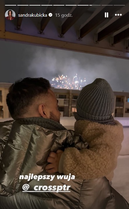 Sandra Kubicka na Instastory