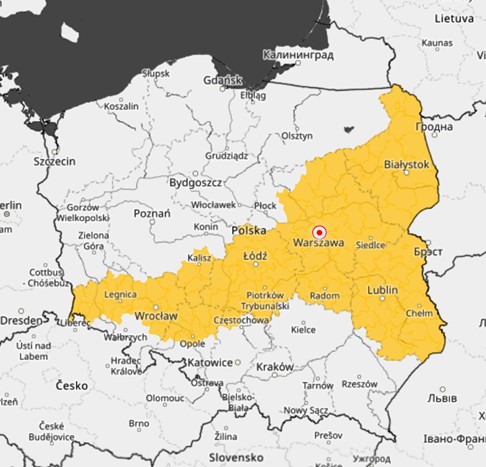 Ostrzeżenia IMGW przed oblodzeniem