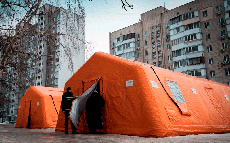 Rosjanie niszczą zaplecze energetyczne Kijowa i Dniepru. 1420. dzień wojny