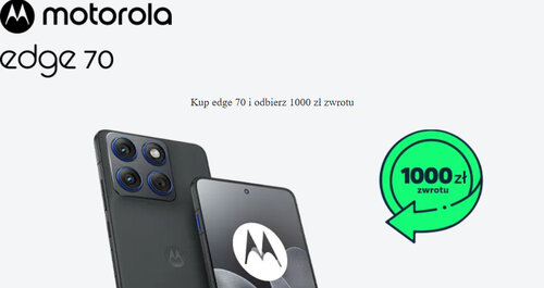 Promocja Motorola Edge 70
