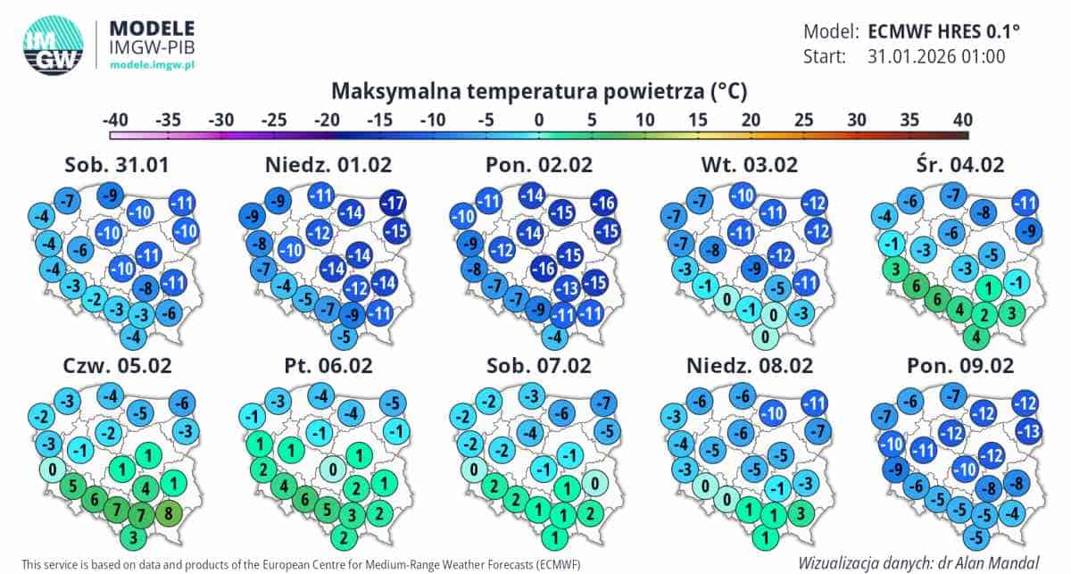odwilż w kraju i zmiana pogody