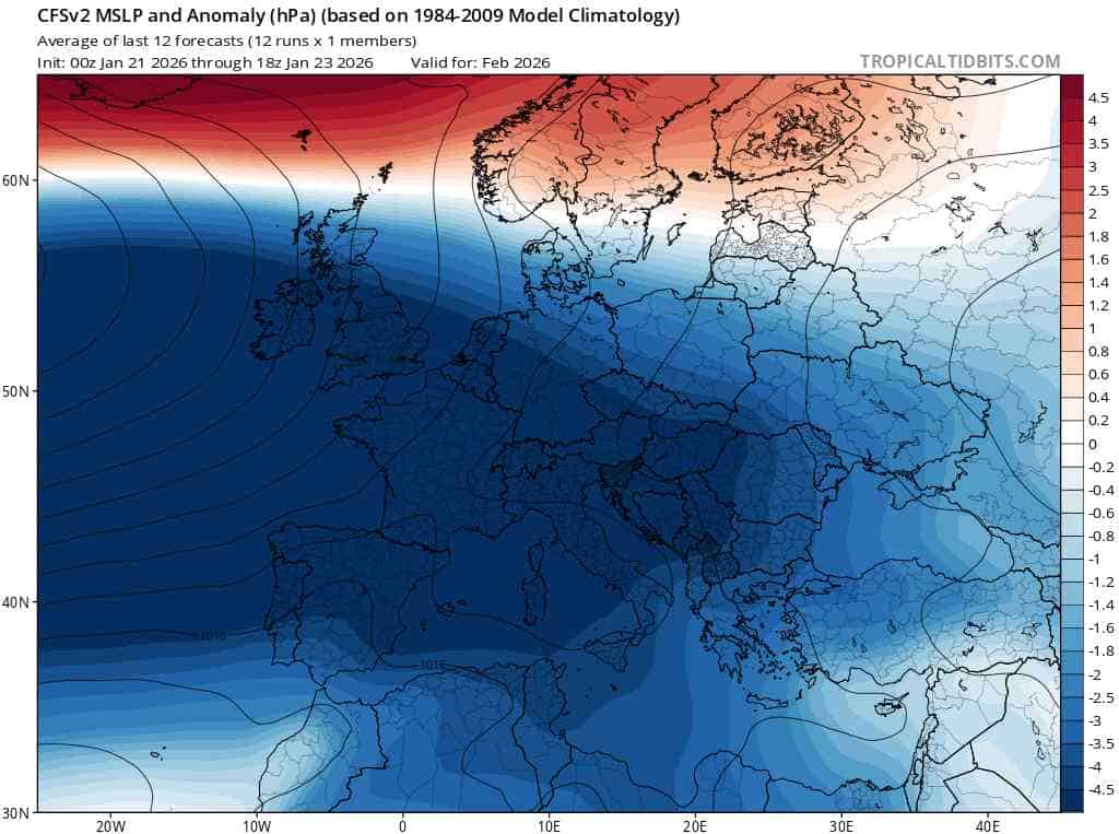 prognoza na luty 2026 r. z CFS