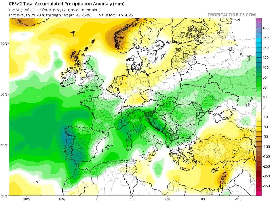 pogoda długoterminowa i zmiana trendu pogodowego