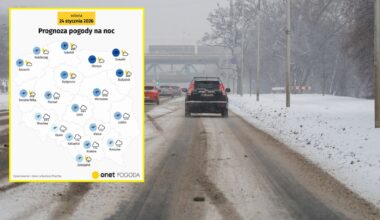 Noc zapowiada się mroźno. Na południu niewykluczone są marznące opady powodujące gołoledź