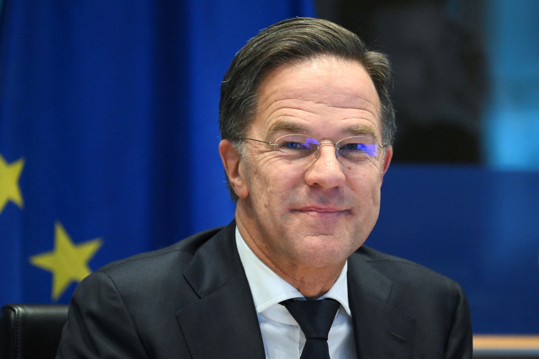 Sekretarz generalny NATO Mark Rutte przed posiedzeniem Komisji Bezpieczeństwa i Obrony w Parlamencie Europejskim w Brukseli, 26 stycznia 2026 r.
