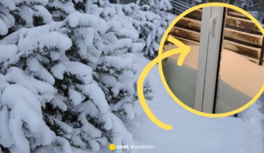 Śnieżyce paraliżują Polskę. Pokazała, co stało się na jej balkonie - Onet Wiadomości