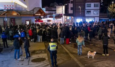 Pożar w Szwajcarii. Pokazane zostały zdjęcia z momentu pojawienia się ognia