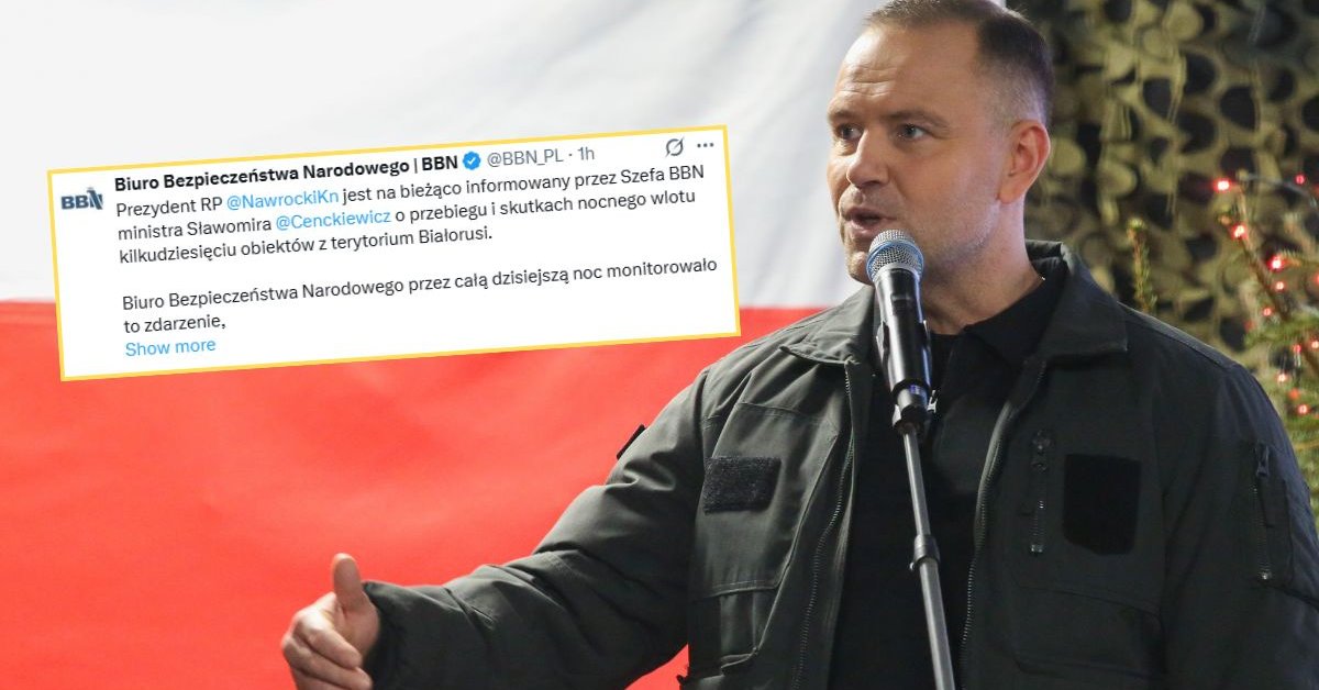 Komunikat BBN. "Prezydent Karol Nawrocki jest na bieżąco informowany" - Onet