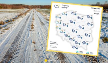 Prognoza pogody na czwartek. W tych regionach Polski będzie najzimniej