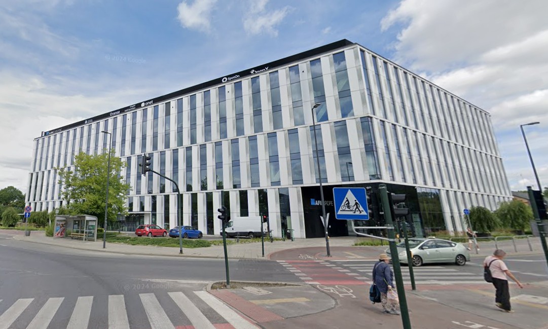 Biurowiec w Krakowie, w którym znajdowała się siedziba Rosetta Gaming