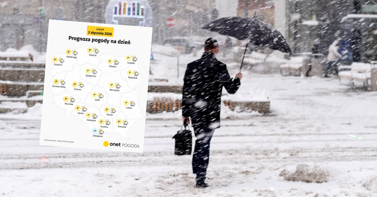 W piątek szykują się burze śnieżne. Sprawdź, gdzie pogoda da się mocno we znaki