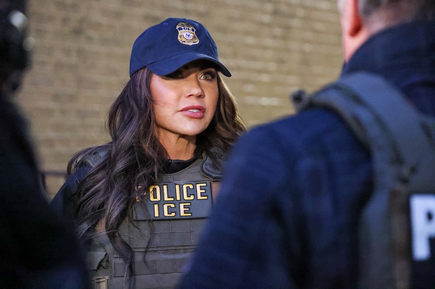 Kristi Noem, sekretarz bezpieczeństwa krajowego Stanów Zjednoczonych, 28 stycznia 2025 r.