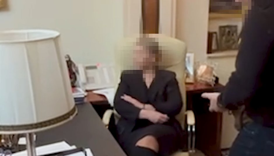 Kadr z nagrania opublikowanego przez NABU