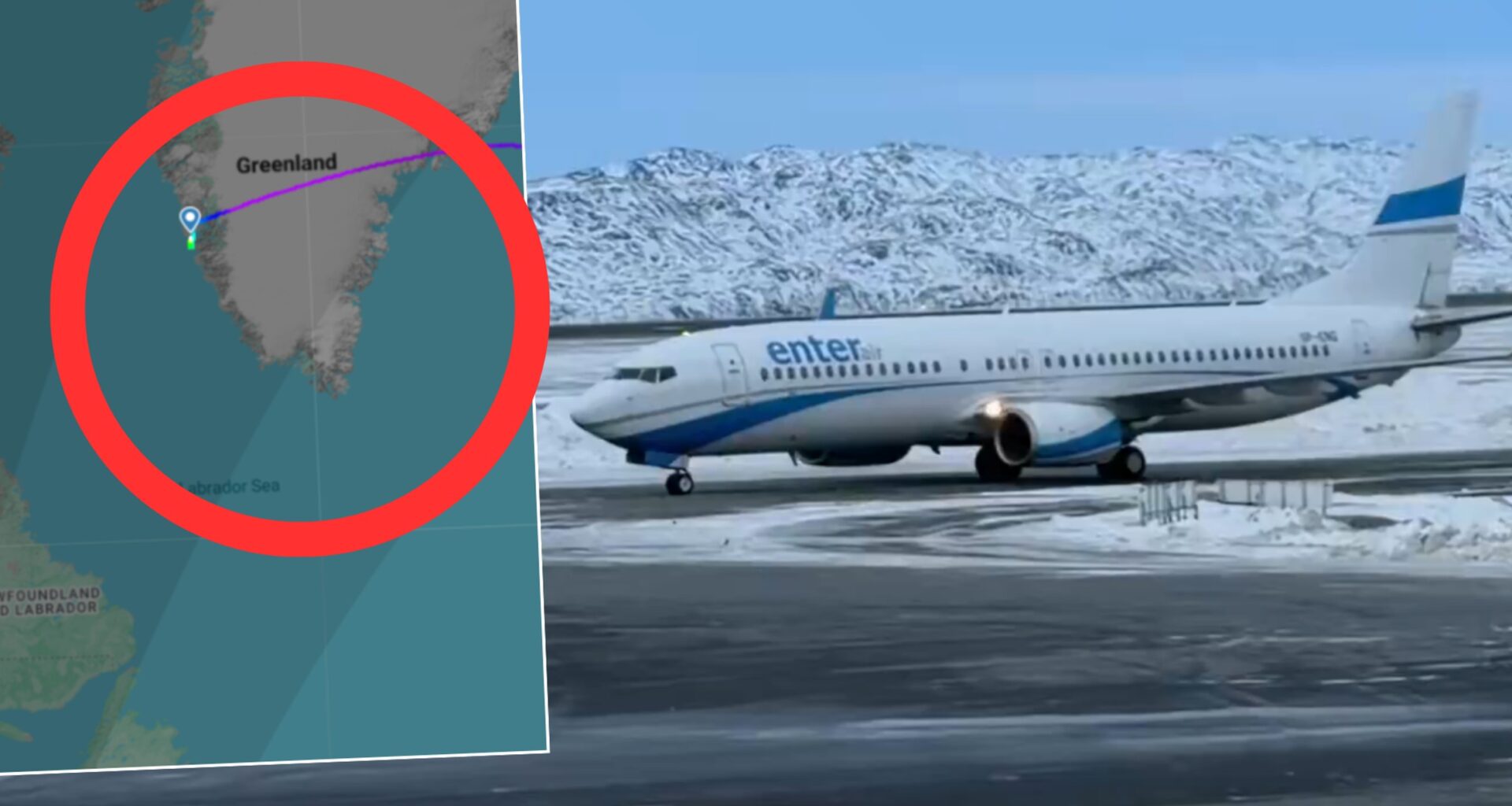 Niemieccy żołnierze dotarli na Grenlandię… polskim Enter Airem