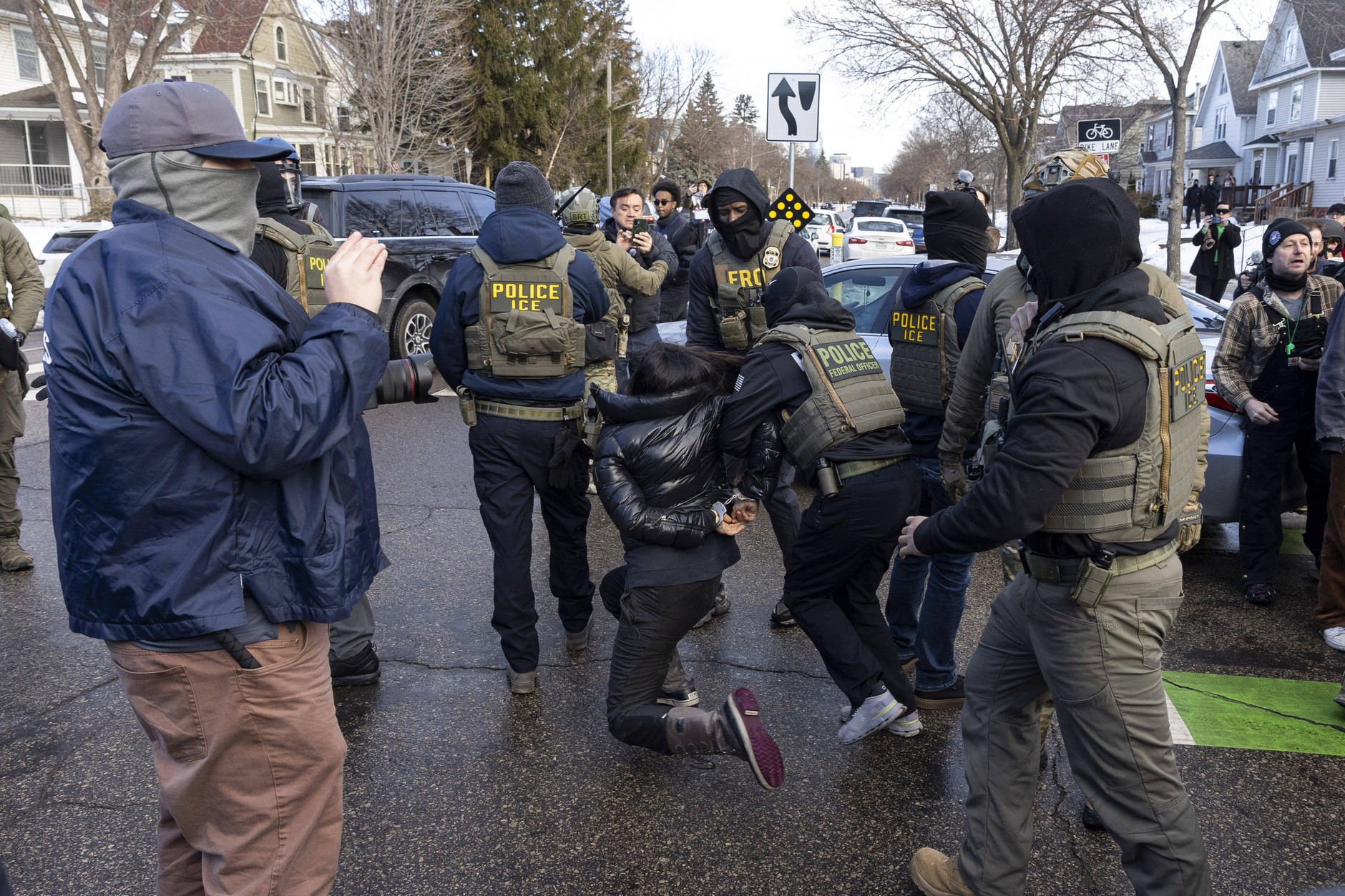 Zatrzymania w Minneapolis