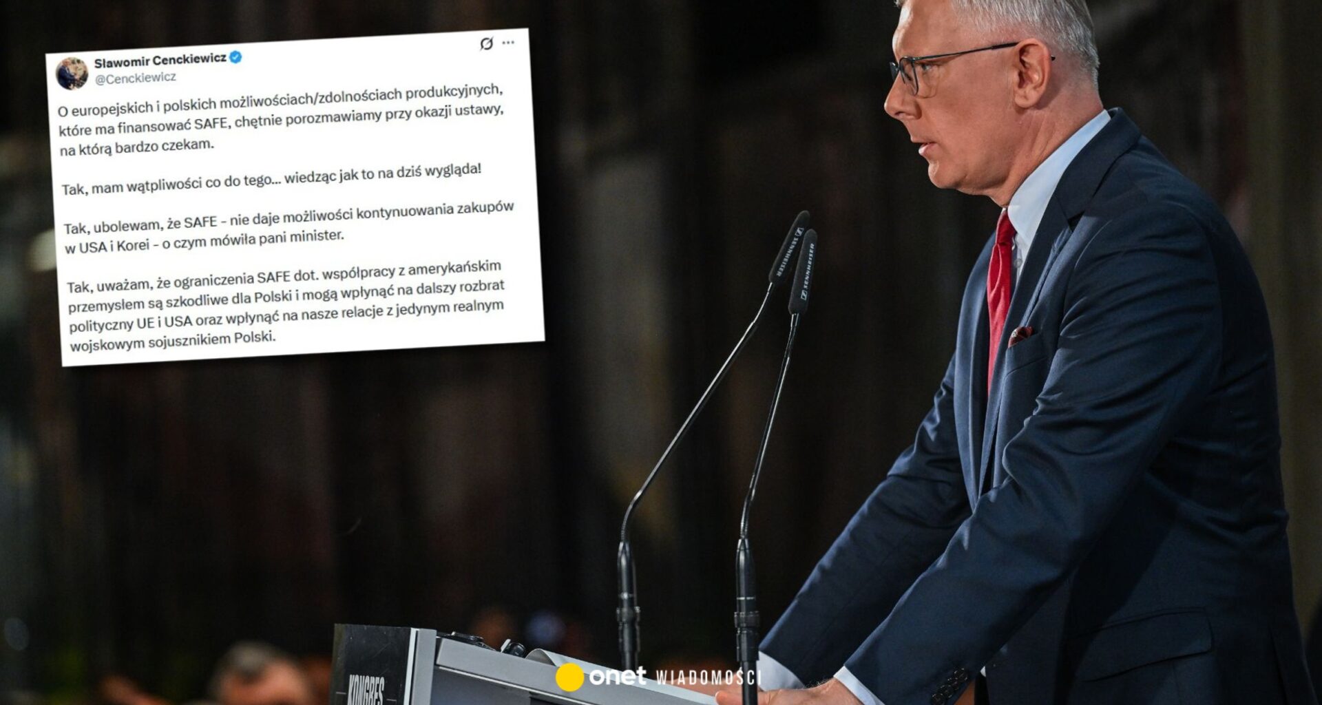 Szef BBN zaniepokojony programem SAFE. Plan UE uderzy w USA? [TŁUMACZYMY]