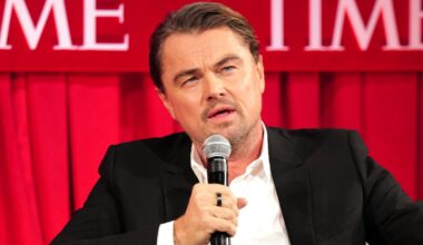 Leonardo DiCaprio podczas gali w Palm Springs