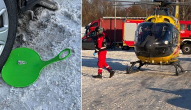 Wypadek podczas zabaw na śniegu. W Bytowie lądował śmigłowiec LPR - Trójmiasto - Onet