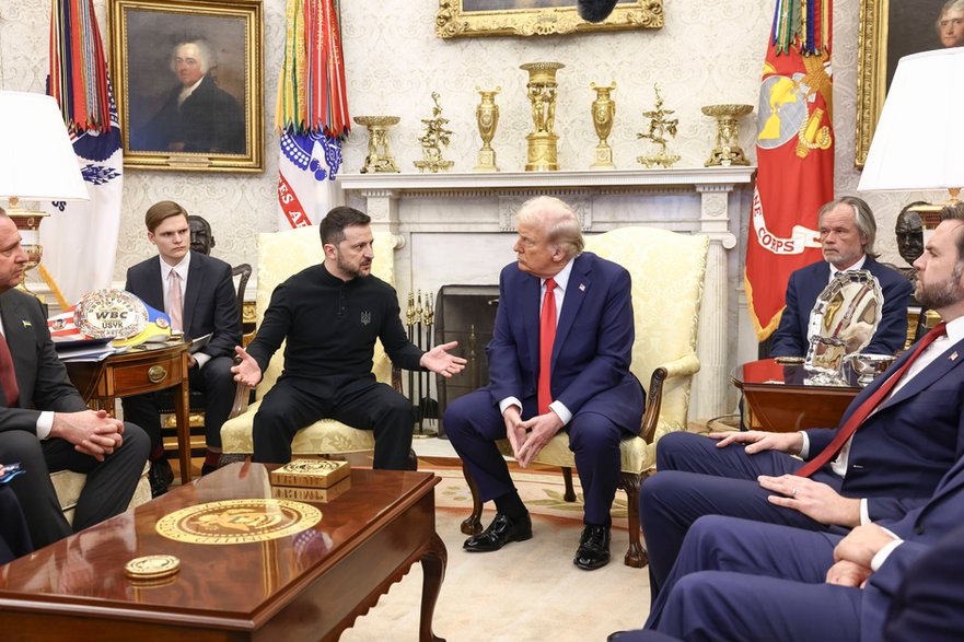 Burzliwe spotkanie Wołodymyra Zełenskiego i Donalda Trumpa (luty 2025 r.)