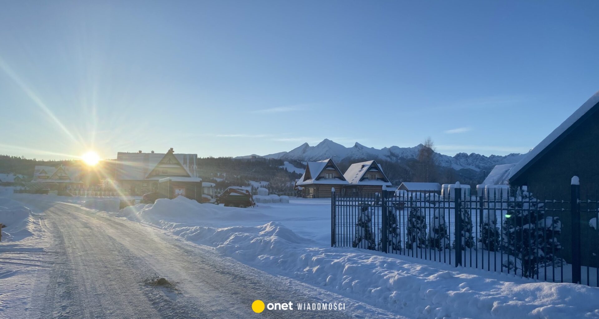 Biegun mrozu pod Tatrami. Nad ranem temperatura spadła tu nawet do -24 st. C