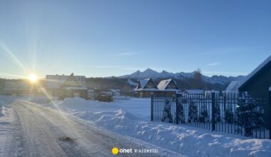 Biegun mrozu pod Tatrami. Nad ranem temperatura spadła tu nawet do -24 st. C