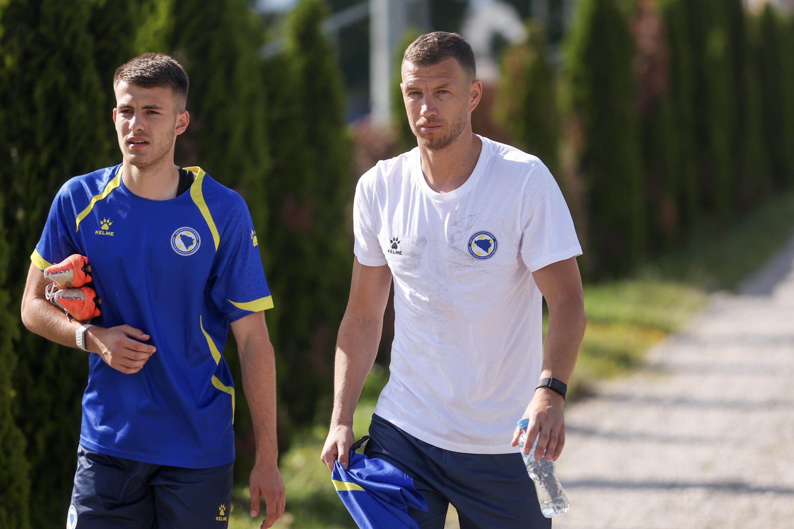 Samed Bazdar i Edin Dzeko