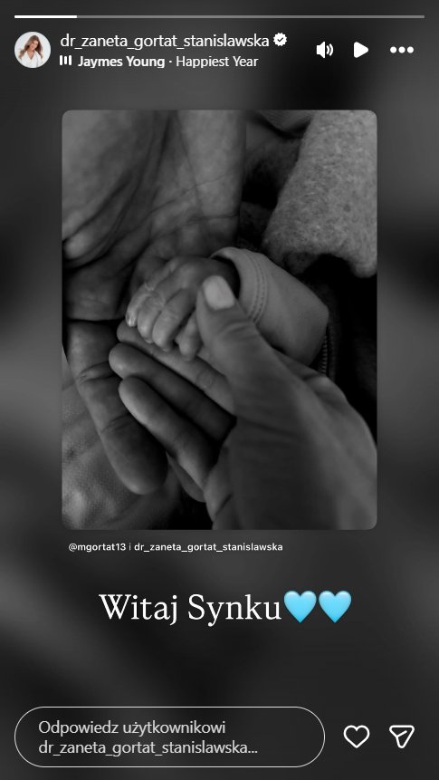 Screen z profilu Żanety Gortat-Stanisławskiej