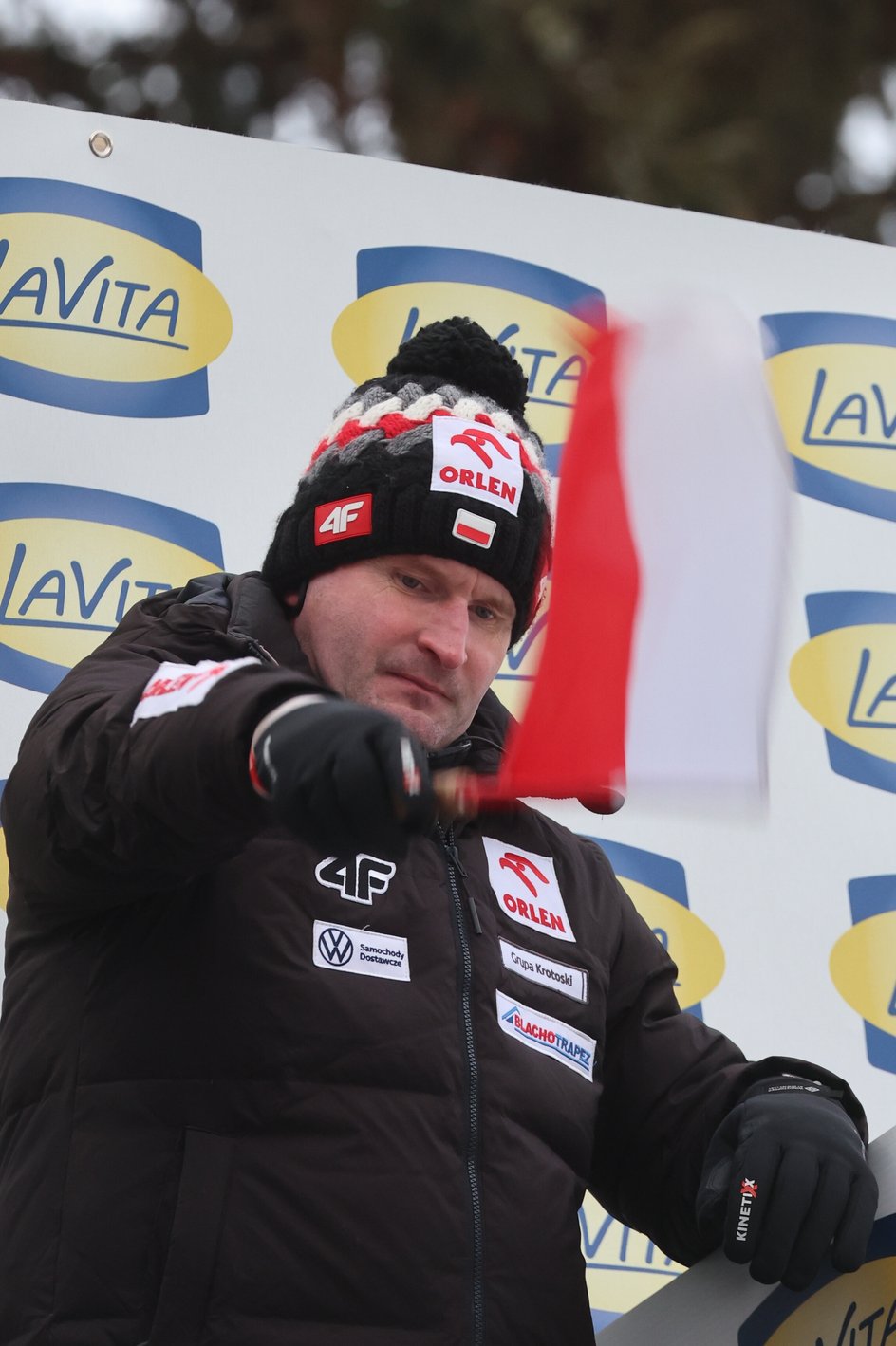 Szkoleniowiec reprezentacji Polski Maciej Maciusiak