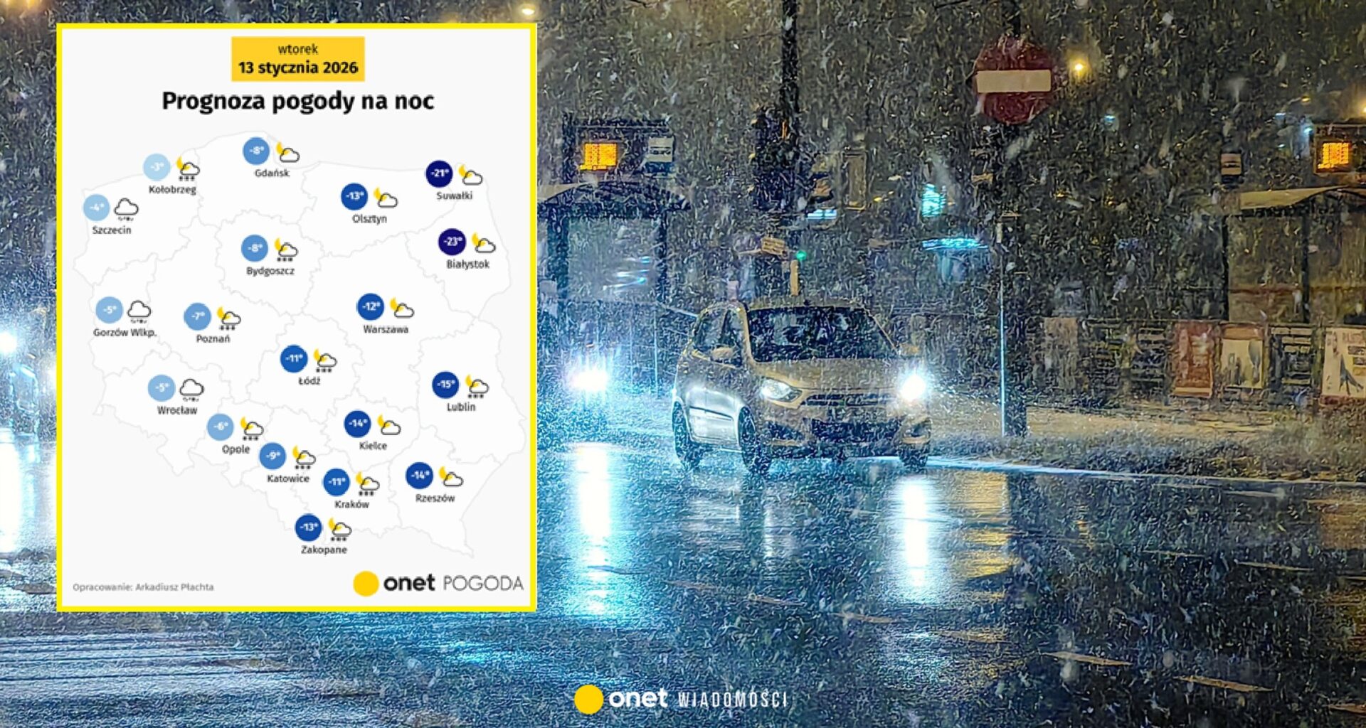 Tak silnego mrozu w Polsce dawno nie mieliśmy. W nocy będą aż -23 st. C! [POGODA]