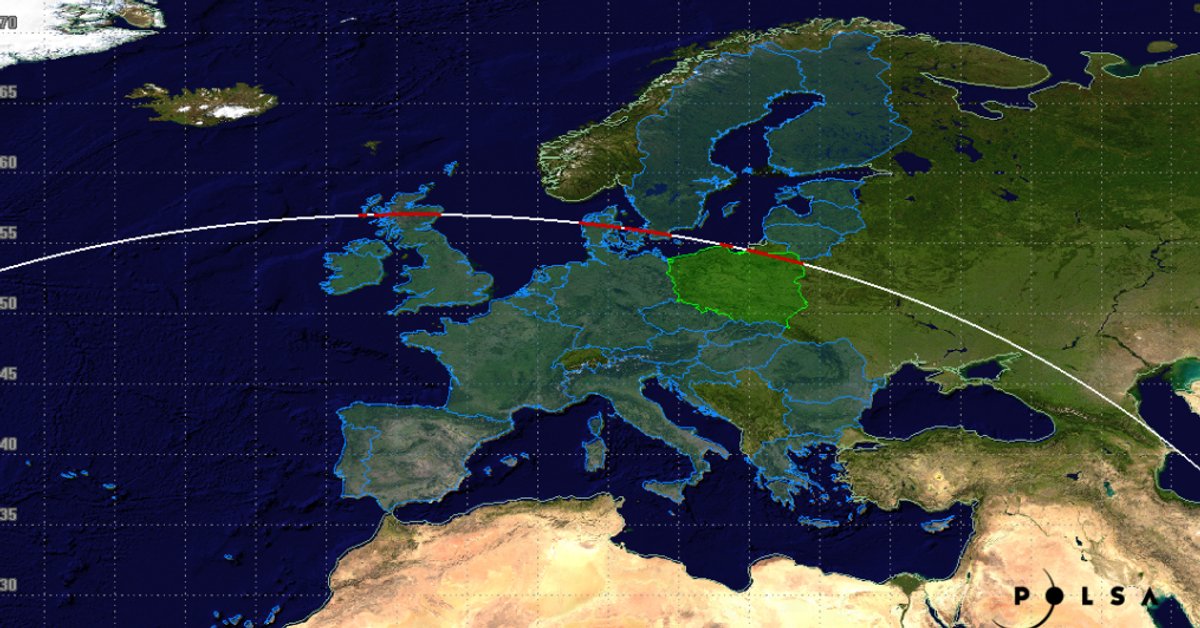 Gdzie spadły szczątki chińskiej rakiety? Jest komentarz z POLSA