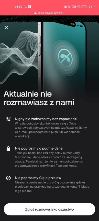 To nie Revolut dzwoni