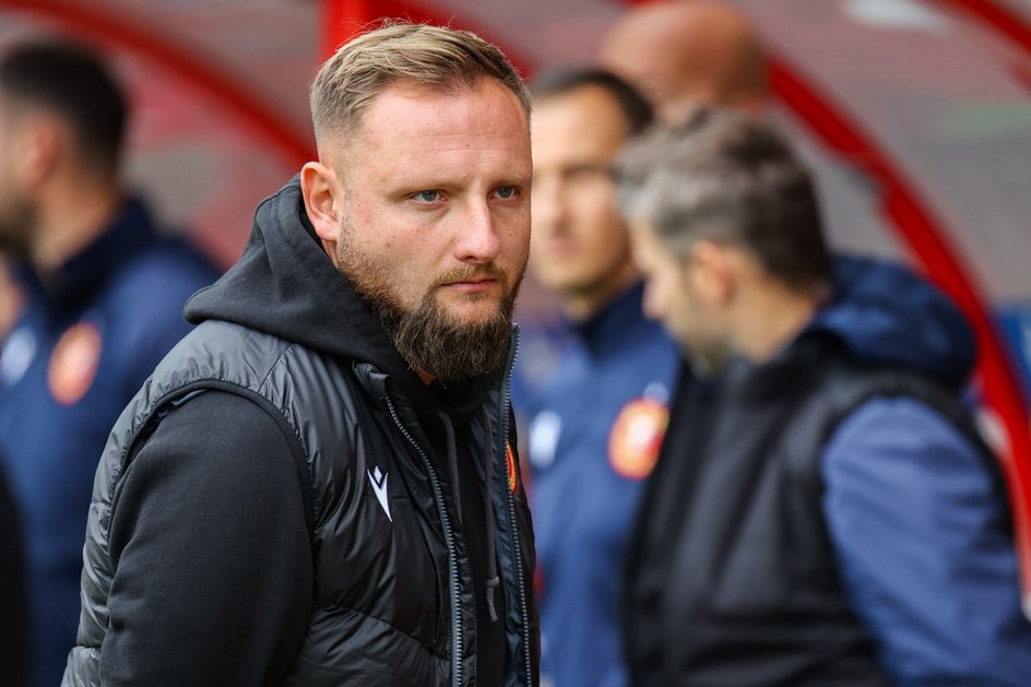 Trener Patryk Czubak w październiku odszedł z Widzewa Łódź