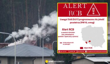 Alert RCB w części południowej Polski. "Unikaj aktywności na zewnątrz" - Onet Wiadomości
