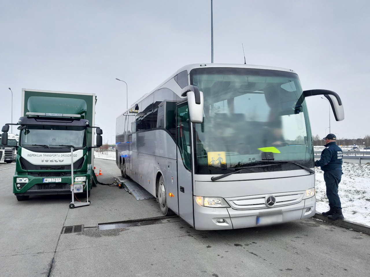 Kontrola ITD w ramach akcji "Bezpieczny autokar — Ferie 2025"