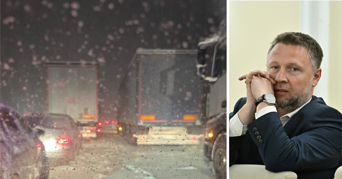 Śnieżny armageddon na trasie S7. Przewoźnicy odpowiadają na zarzuty ministra