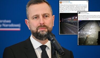 Wykolejony pociąg w Małopolsce. Szef MON mówi o przyczynie
