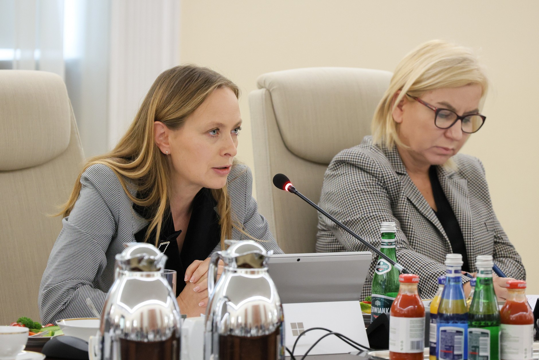  Ministrowie funduszy i polityki regionalnej Katarzyna Pełczyńska-Nałęcz oraz klimatu i środowiska Paulina Hennig-Kloska 