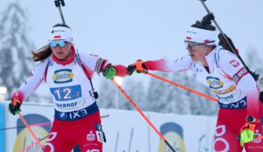 PŚ w biathlonie: Polki dziewiąte w sztafecie w Oberhofie, triumf Francuzek - sport.tvp.pl