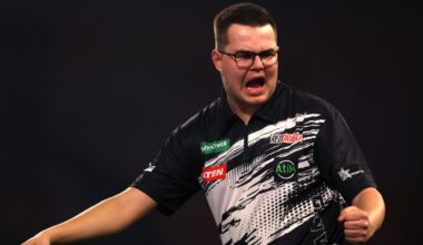 Gian van Veen pokonał Gary'ego Andersona. 23-latek zagra w finale MŚ w darcie - sport.tvp.pl