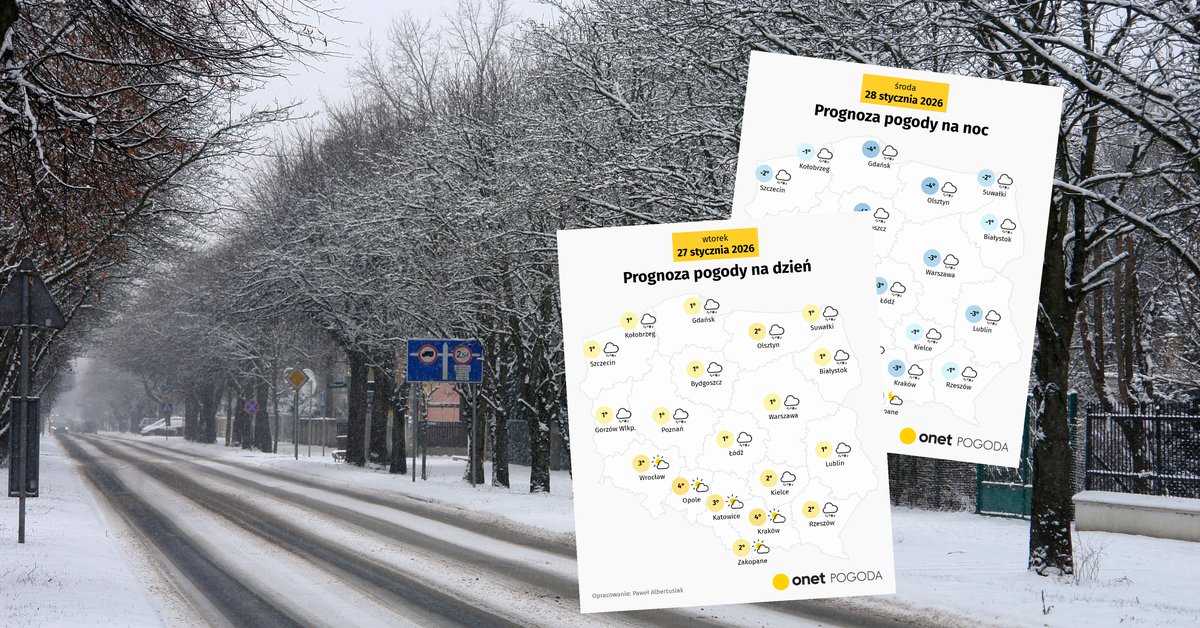 Marznące opady się utrzymają. Dziś pogoda daleka od idealnej - Onet