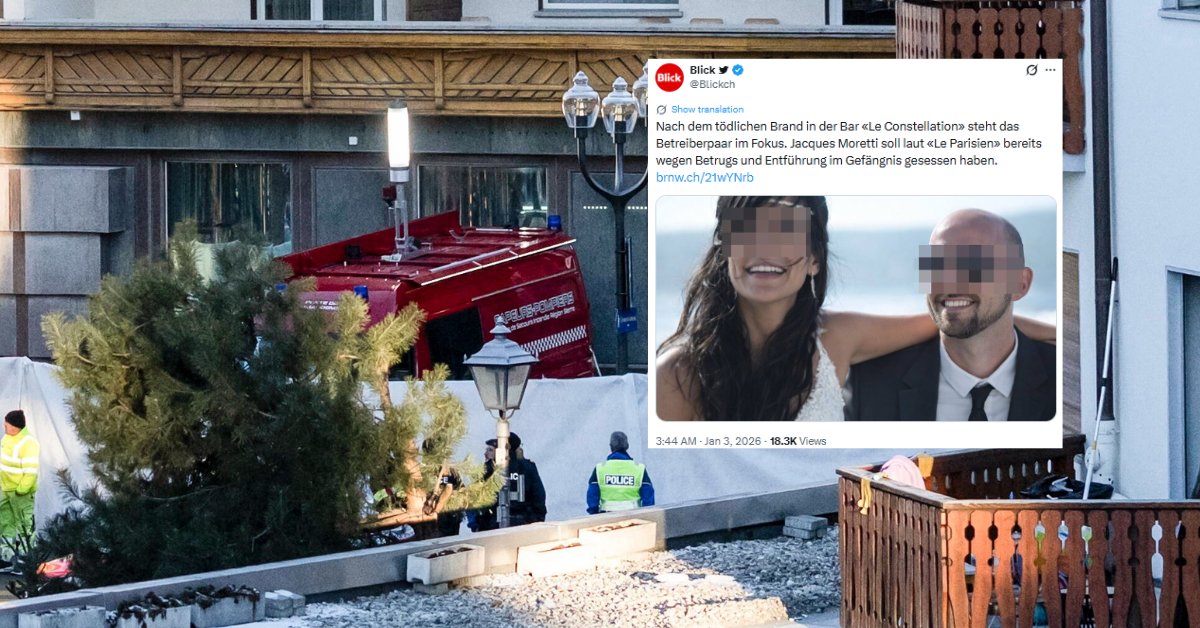 Tragedia w Szwajcarii. Właściciele baru usunęli zdjęcia lokalu z sieci