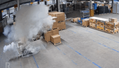 Tak zaczął się pożar hali w Tarnowie Podgórnym. Jest nagranie - Remiza.pl