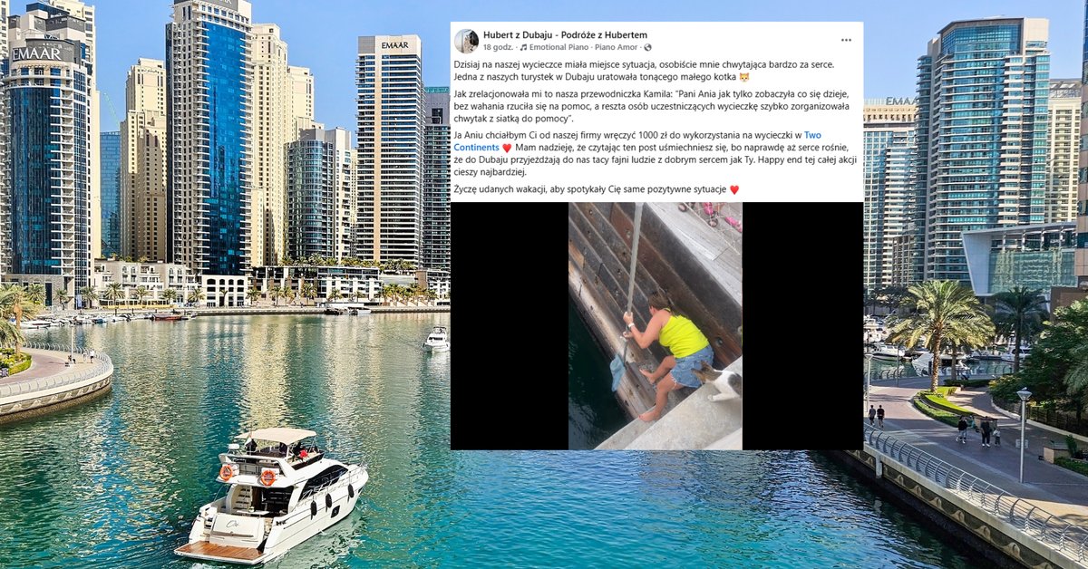 Polka bohaterką na wycieczce w Dubaju. Nagranie trzyma w napięciu