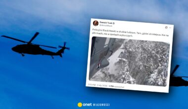 Premier pokazuje Black Hawki w akcji. Nawiązał do rządów PiS