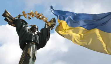 Flaga Ukrainy, zdjęcie ilustracyjne