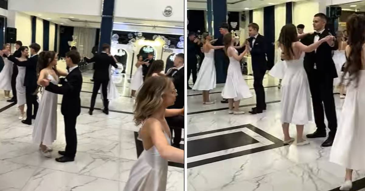 Studniówkowy walc hitem sieci. Maturzyści z Łukowa po raz kolejny zaskakują