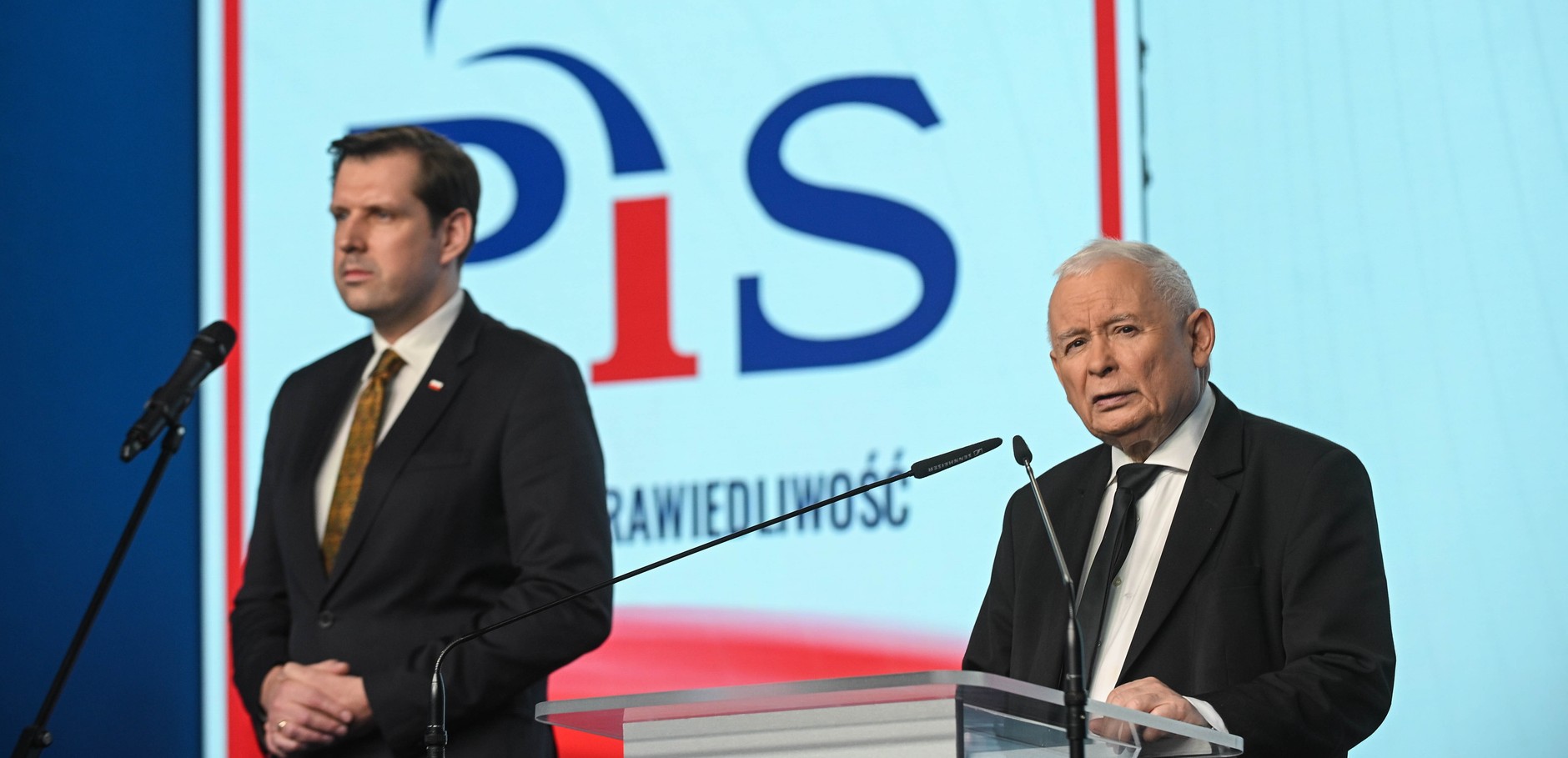 Tobiasz Bocheński i Jarosław Kaczyński